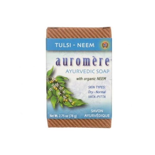 Auromère Tulsi-Neem Ayurvedic Soap